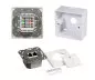 Preview: DINIC box, Cat.6/5 network socket double, RJ45 universal flush and surface mount, shielded, LSA